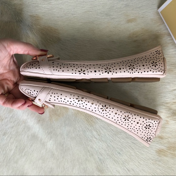 Michael Kors Fulton Flat Lasered Leather Soft Pink - Picture 6 of 8